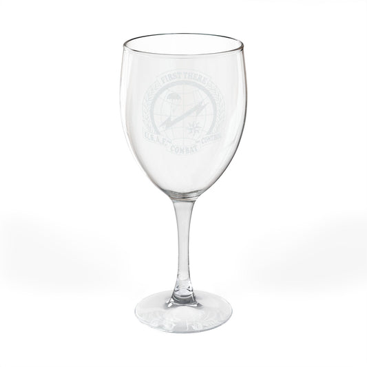 CCT Flash, Engraved Wine Glass, 10.5oz