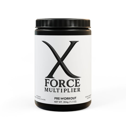 Force Multiplier Pre-Workout Supplement, Fruit Punch (204g, 7.1oz)