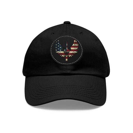 724th STG, Dad Hat with Leather Patch