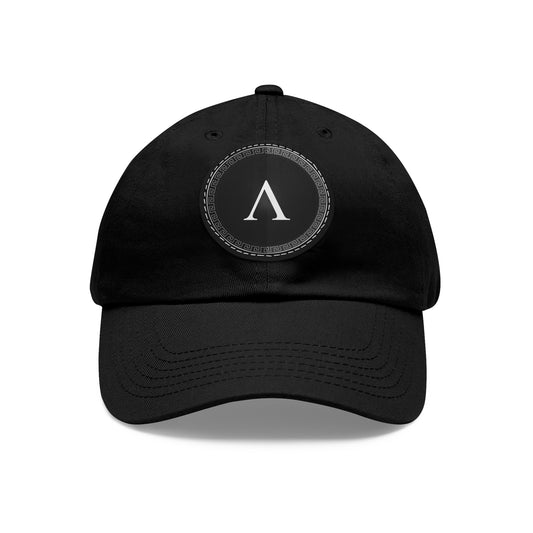 Lambda, Dad Hat with Leather Patch