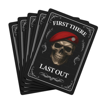 First There . . . Poker Cards (Black)