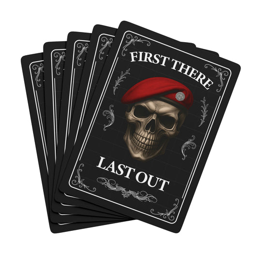First There . . . Poker Cards (Black)