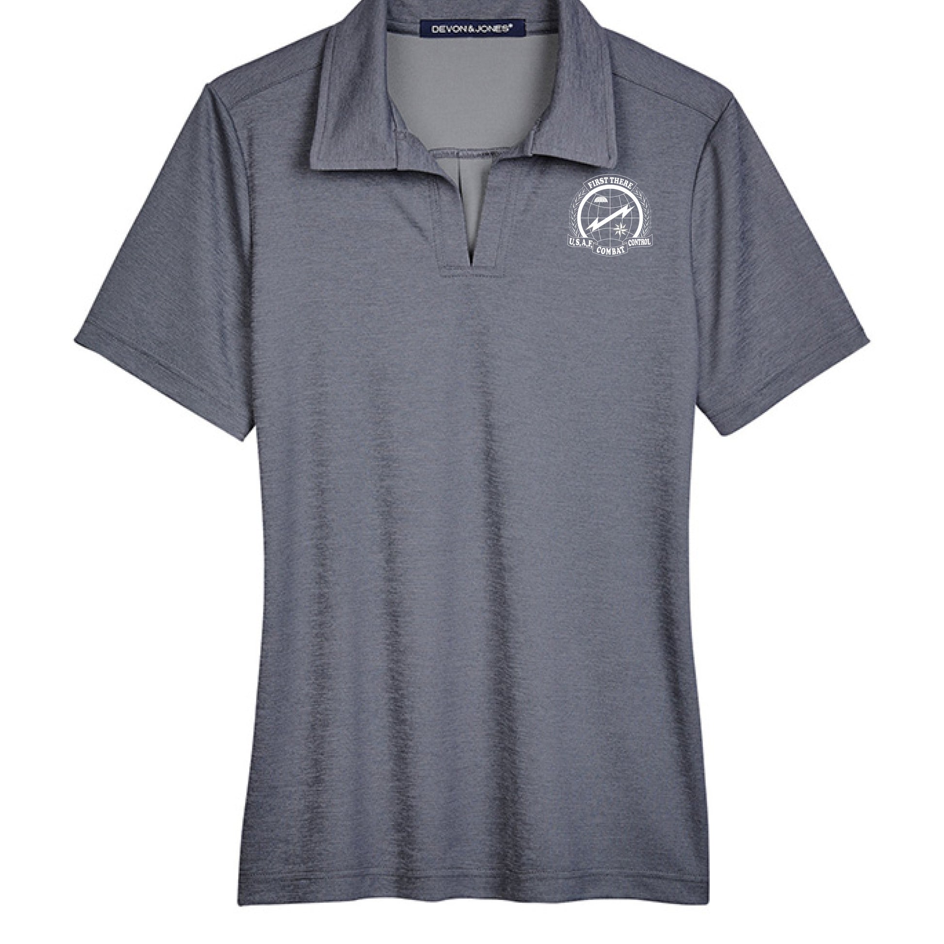 NAVY HEATHER - FRONT