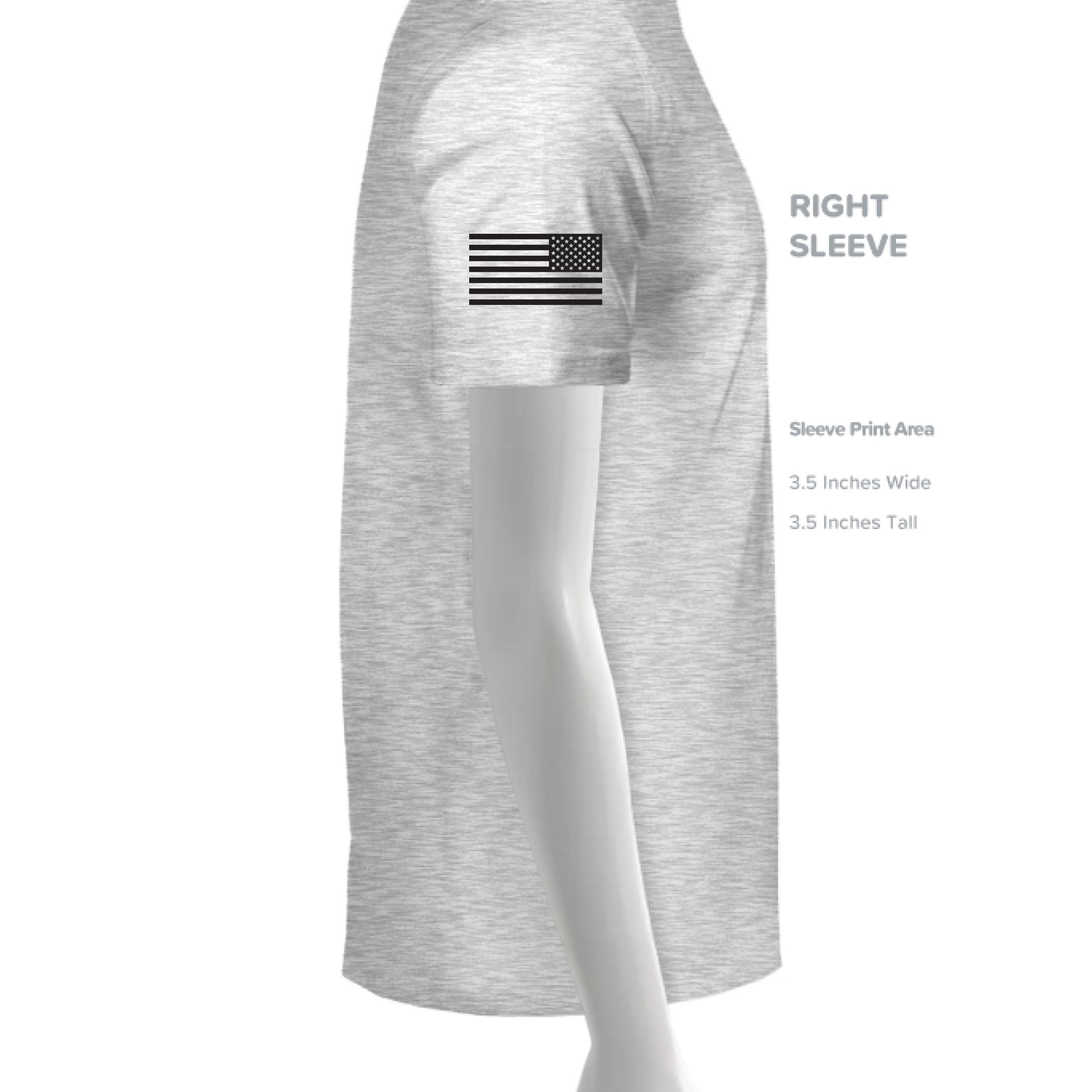 HEATHER WHITE - SLEEVE_RIGHT