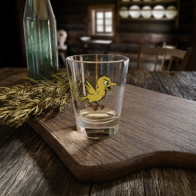 Yellow Bird . . ., Shot Glass