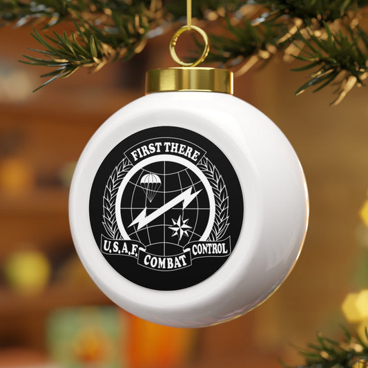 CCT Flash, Christmas Ball Ornament (White Logo)