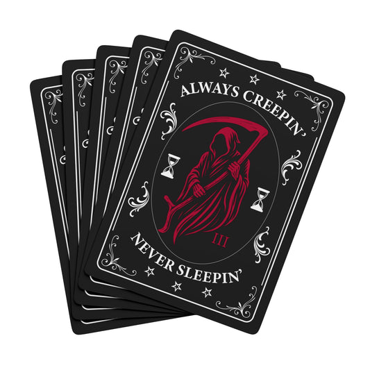 21st STS (Red Team) Poker Playing Cards Set