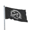 CCT Flash (Black & White), Double-Sided Flag