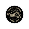 Vintage CCT (Tan), Outdoor Stickers