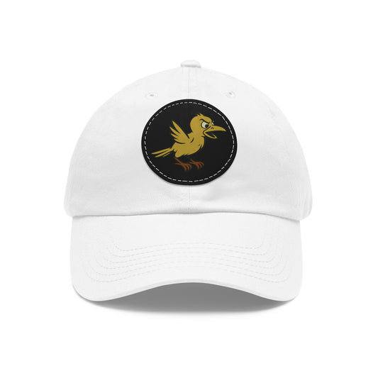 Yellow Bird . . ., Dad Hat with Leather Patch