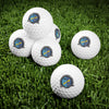 CCT Flash (Colored Logo), Custom Golf Balls, 6-Piece Set
