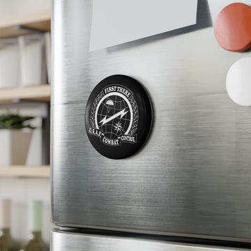 CCT Flash, Button Magnet (White Logo)