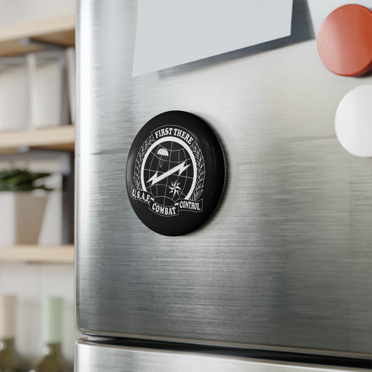 CCT Flash, Button Magnet (White Logo)