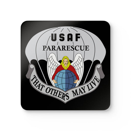 Pararescue Angel, Corkwood Coaster Set