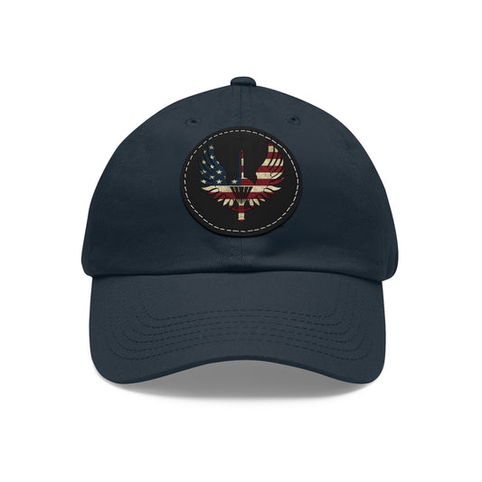 724th STG, Dad Hat with Leather Patch