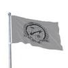 CCT Flash (Black & White with Gray Background), Double Sided Flag