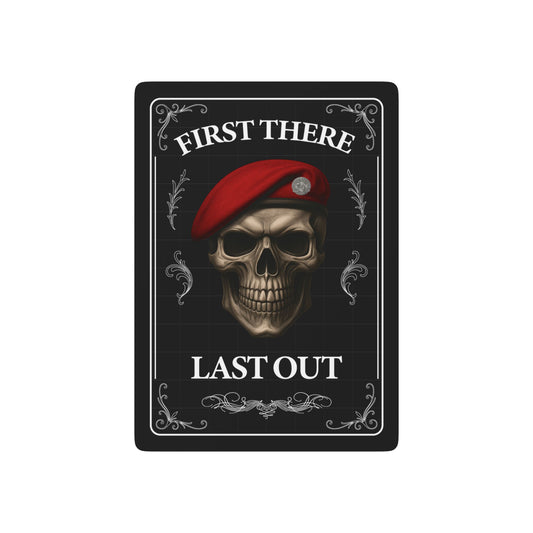 First There . . . Poker Cards (Black)