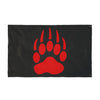 Red Team, Double-Sided Flag (Red on Black)