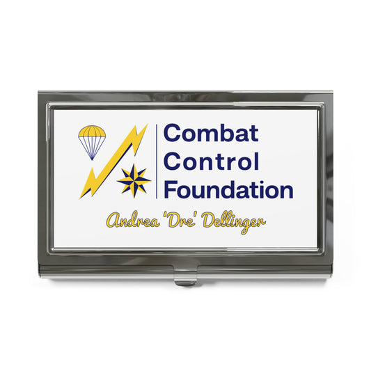 Combat Control Foundation (CCF), Sleek Business Card Holder with Logo