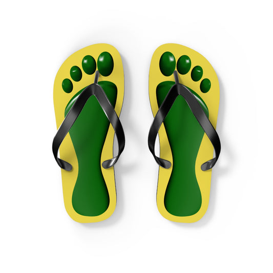 Pararescue (PJ) Green Feet Flip Flops