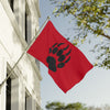 Red Team, Double-Sided Flag (Black on Red)