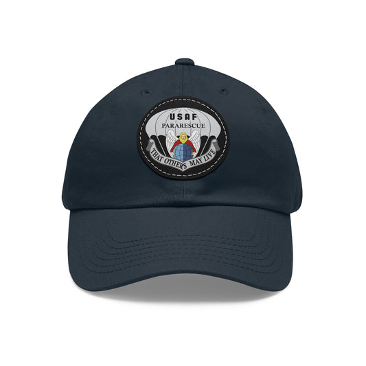 Pararescue (PJ), Dad Hat with Leather Patch