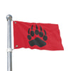 Red Team, Double-Sided Flag (Black on Red)