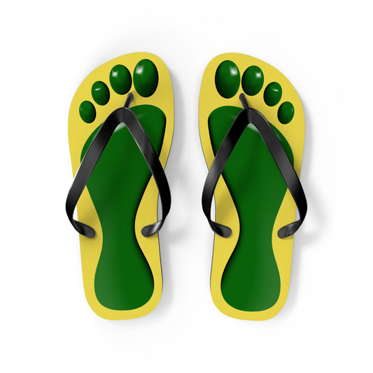 Pararescue (PJ) Green Feet Flip Flops
