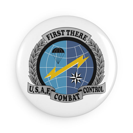 CCT Flash (Colored Logo), White Button Magnet