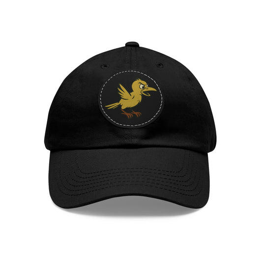 Yellow Bird . . ., Dad Hat with Leather Patch