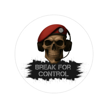 CCT Break For Control, Skull Themed Outdoor Sticker
