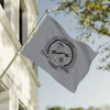 CCT Flash (Black & White with Gray Background), Double Sided Flag