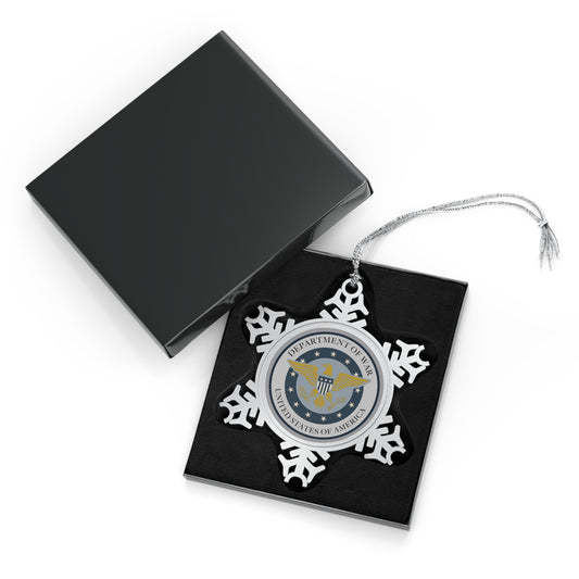 Department of War, Pewter Snowflake Ornament