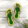 Pararescue (PJ) Green Feet Flip Flops