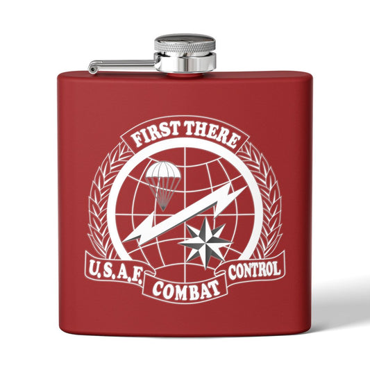 Traditional CCT Flash Engraved Stainless Steel Flask