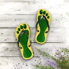 Pararescue (PJ) Green Feet Flip Flops