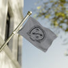 CCT Flash (Black & White with Gray Background), Double Sided Flag
