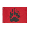 Red Team, Double-Sided Flag (Black on Red)
