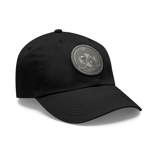 Old School CCT, Dad Hat with Leather Patch