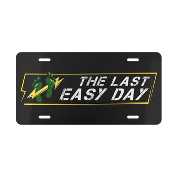"The Last Easy Day" Vanity Plate