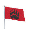 Red Team, Double-Sided Flag (Black on Red)