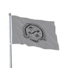 CCT Flash (Black & White with Gray Background), Double Sided Flag