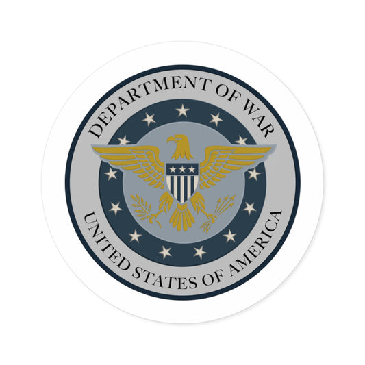 Department of War (DoW), Round Stickers