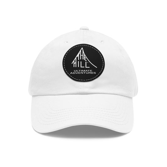The Hill, Dad Hat with Leather Patch