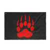 Red Team, Double-Sided Flag (Red on Black)