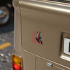 "Hard As Wood Pecker Lips" Sticker — Outdoor Transparent
