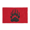 Red Team, Double-Sided Flag (Black on Red)