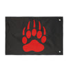 Red Team, Double-Sided Flag (Red on Black)