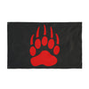 Red Team, Double-Sided Flag (Red on Black)