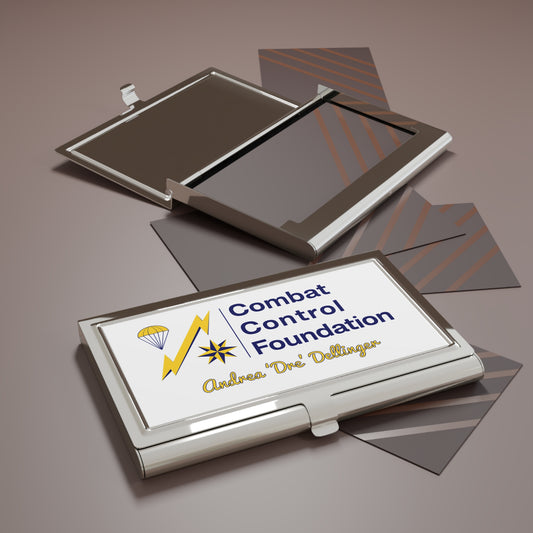 Combat Control Foundation (CCF), Sleek Business Card Holder with Logo
